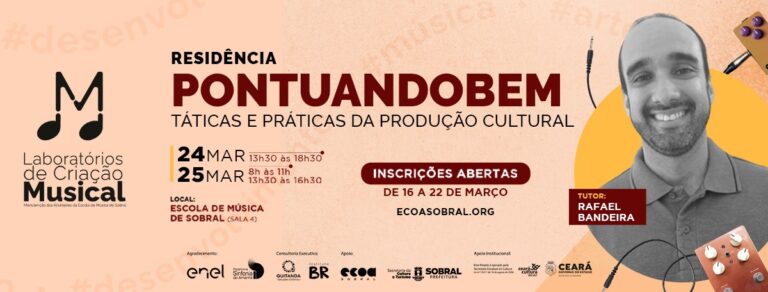 Inscrições abertas – Residência Pontuandobem