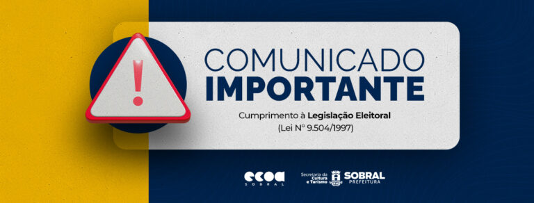 COMUNICADO IMPORTANTE – PERÍODO ELEITORAL